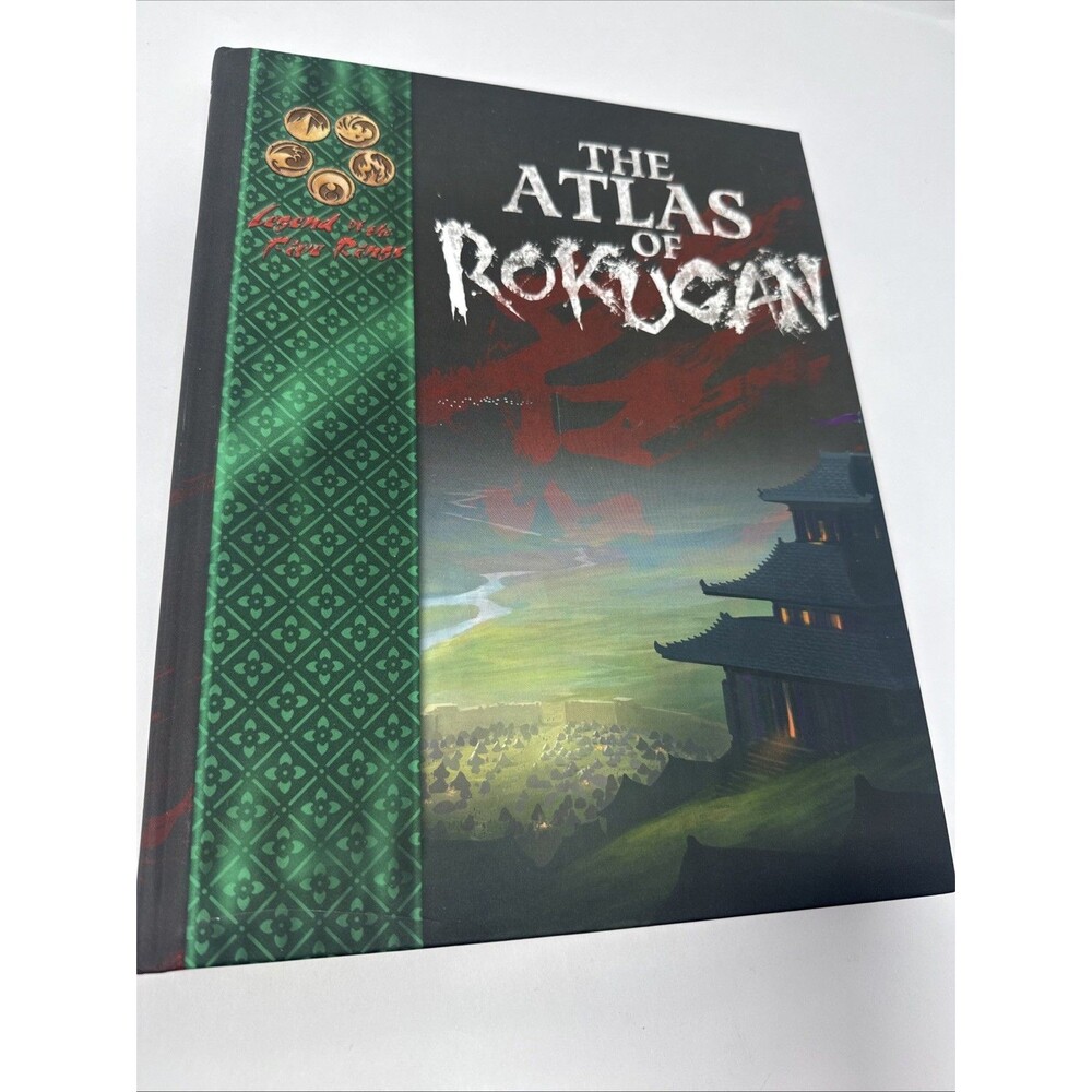 Legend of the Five Rings Atlas of Rokugan Roleplaying Hardcover Book RPG w/ MAP